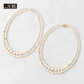 2連 パールネックレス フォーマル セレモニー 結婚式 ブライダル ゲスト 親族 母親 レディース 女性 入学式 卒業式 七五三 パーティ 式典 冠婚葬祭 慶事 お呼ばれ 顔合わせ 結納 食事会 記念写真 ママスーツ ドレス ワンピース ホワイト シルバー ゴールド 5519810