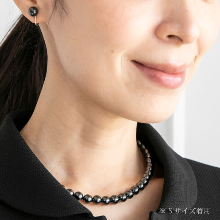 楽天市場】ネックレス イヤリング セット 東京ソワール 黒 ブラック 