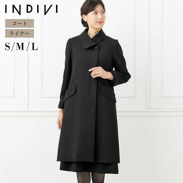 楽天市場】【INDIVI】コート アウター 喪服 礼服 レディース ブラック  