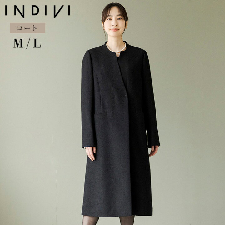 楽天市場】【INDIVI】コート アウター 喪服 礼服 レディース ブラック 