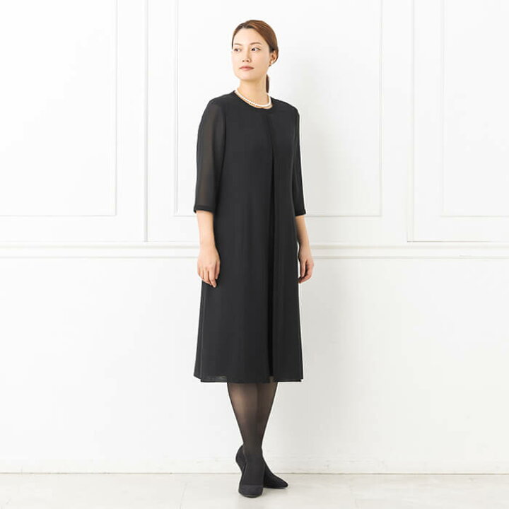 楽天市場】夏用 ブラックフォーマル ワンピース 喪服 礼服 東京 