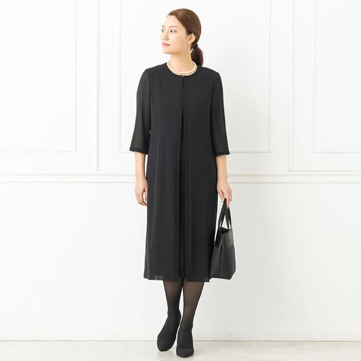 楽天市場】夏用 ブラックフォーマル ワンピース 喪服 礼服 東京 