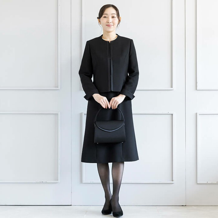 楽天市場】ブラックフォーマル 喪服 レディース ワンピース ジャケット 