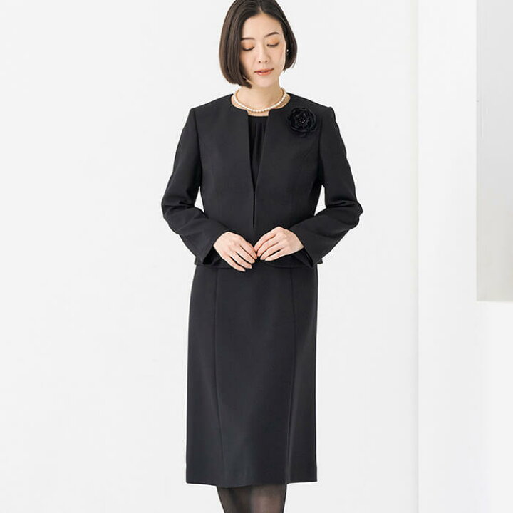 楽天市場】喪服 レディース 礼服 ブラックフォーマル 東京ソワール  
