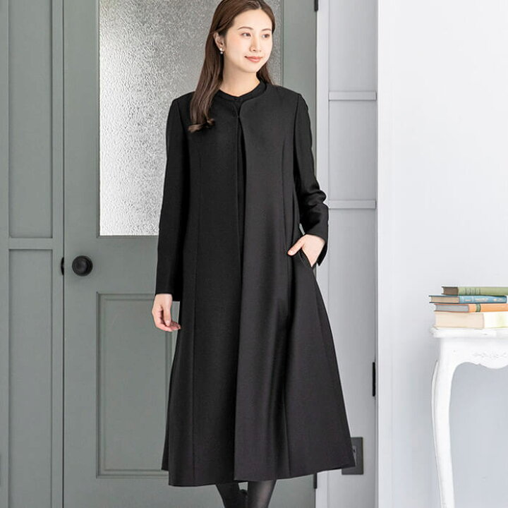 楽天市場】【WEB限定商品】 デザインブラック ロングジャケットの  