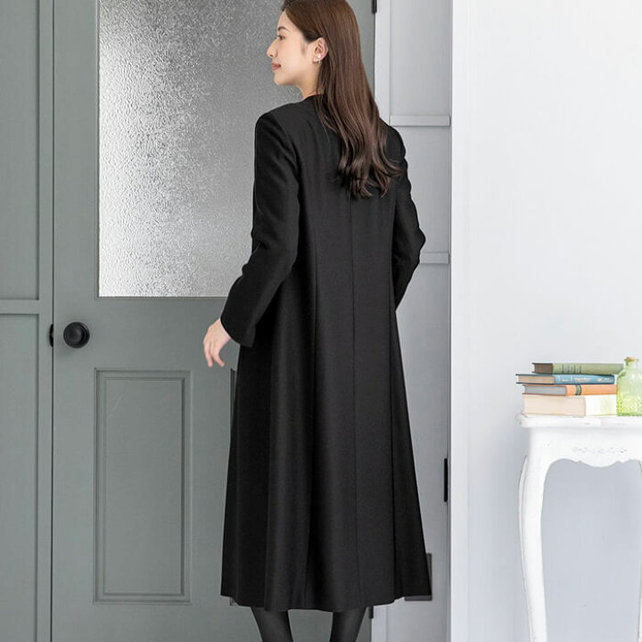 楽天市場】【WEB限定商品】 デザインブラック ロングジャケットの 