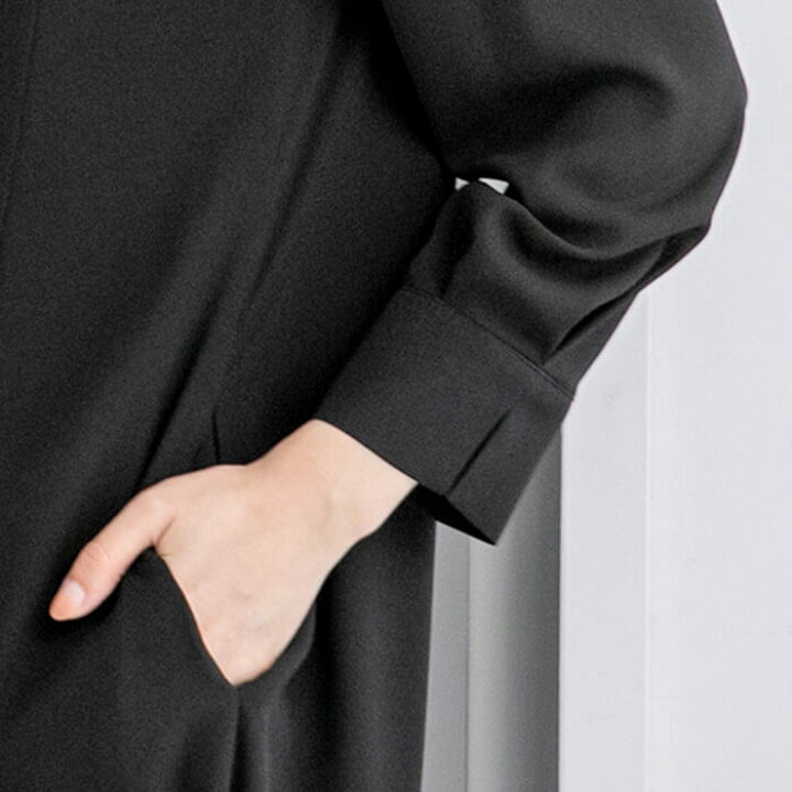 楽天市場】【WEB限定商品】 デザインブラック ロングジャケットの 