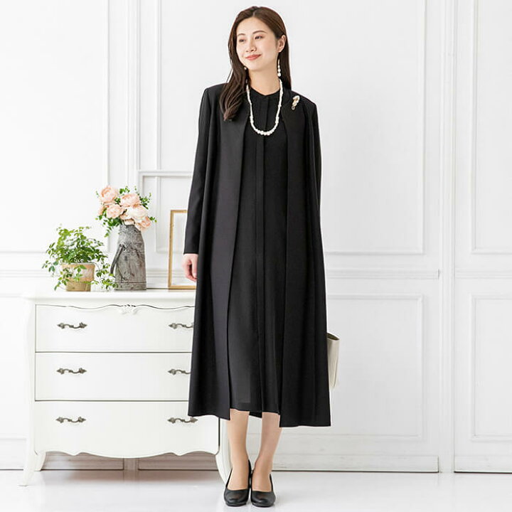 楽天市場】【WEB限定商品】 デザインブラック ロングジャケットの  