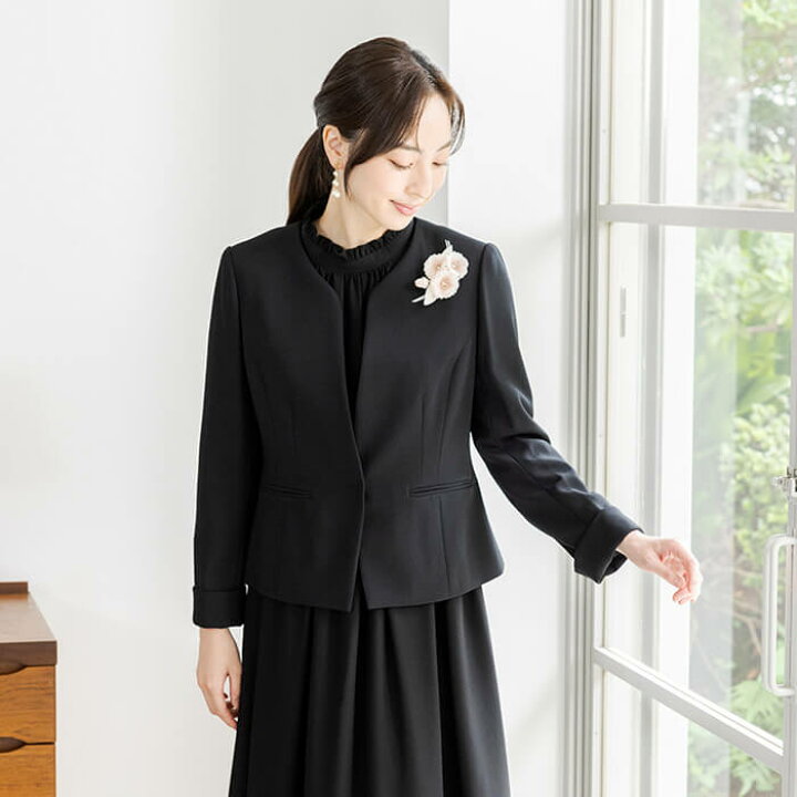 楽天市場】喪服 レディース ブラックフォーマル 東京ソワール デザイン 
