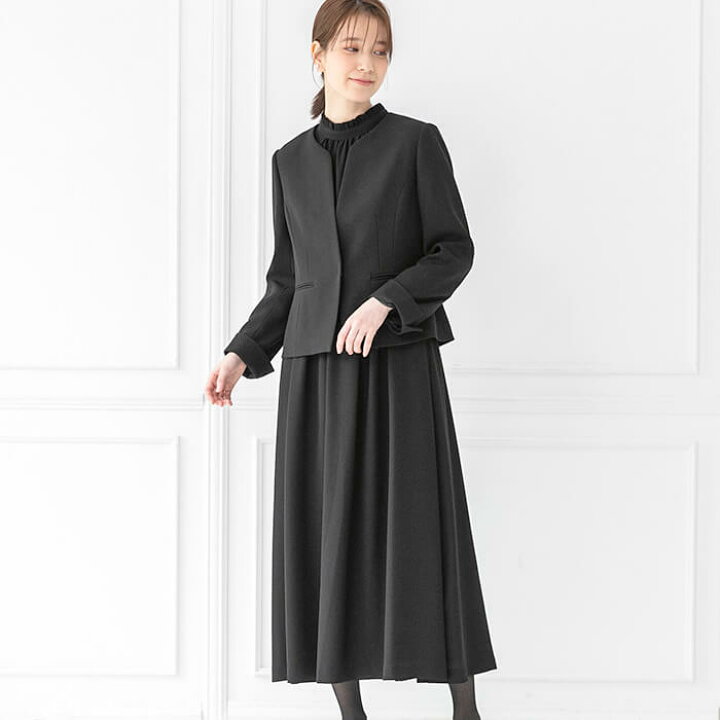 楽天市場】喪服 レディース ブラックフォーマル 東京ソワール デザイン  