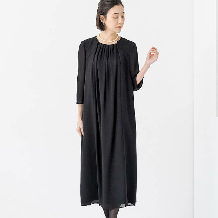 楽天市場】喪服 ワンピース 夏用 涼しい レディース ブラック 