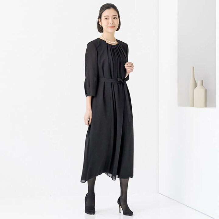 楽天市場】喪服 ワンピース 夏用 涼しい レディース ブラック 