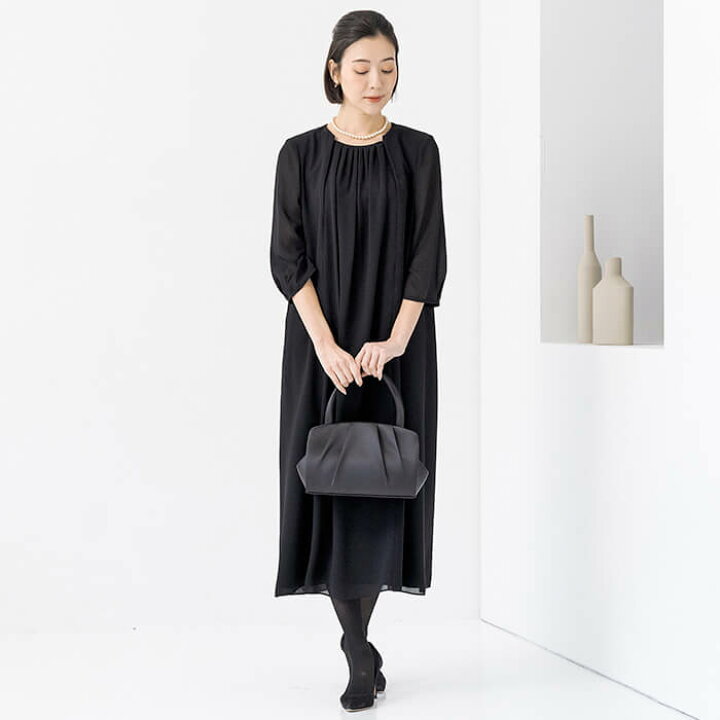 楽天市場】喪服 ワンピース 夏用 涼しい レディース ブラック  