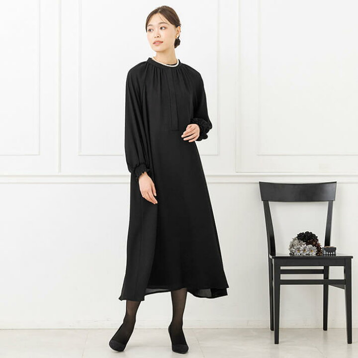 楽天市場】【WEB限定】喪服 ワンピース レディース ブラックフォーマル 