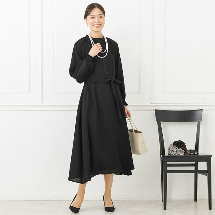 楽天市場】【WEB限定】喪服 ワンピース レディース ブラックフォーマル  