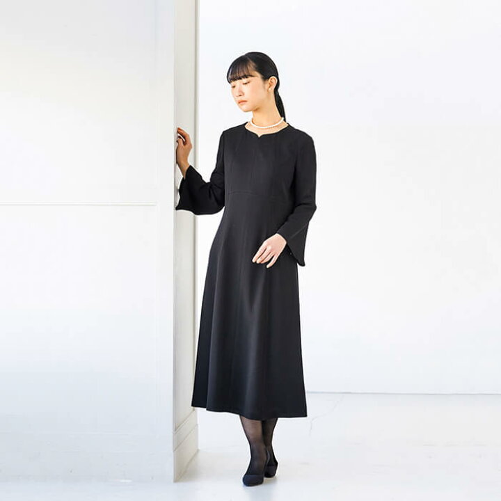 楽天市場】【50％OFF】ブラックフォーマル ワンピース 単品 喪服 礼服 
