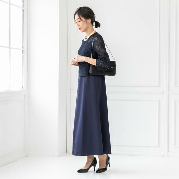 楽天市場】ロングワンピース ドレス パーティ 東京ソワール セレモニー 