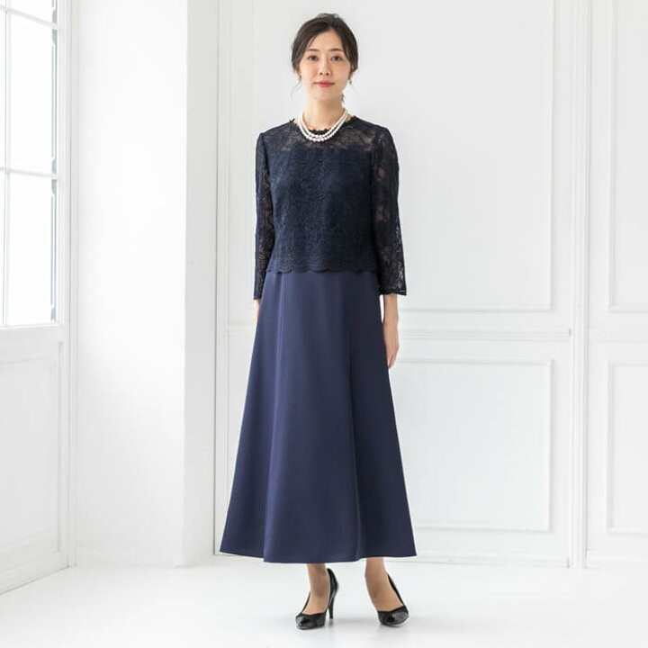 楽天市場】ロングワンピース ドレス パーティ 東京ソワール セレモニー 