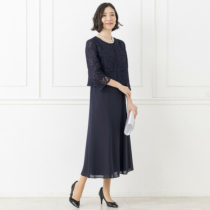 楽天市場】ロングワンピース ドレス 東京ソワール パーティ セレモニー  
