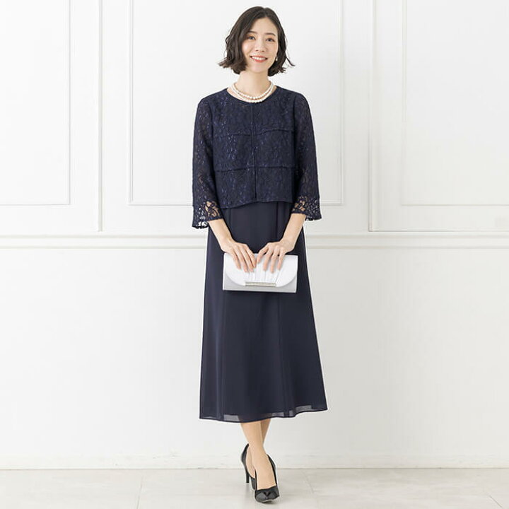楽天市場】ロングワンピース ドレス 東京ソワール パーティ セレモニー  
