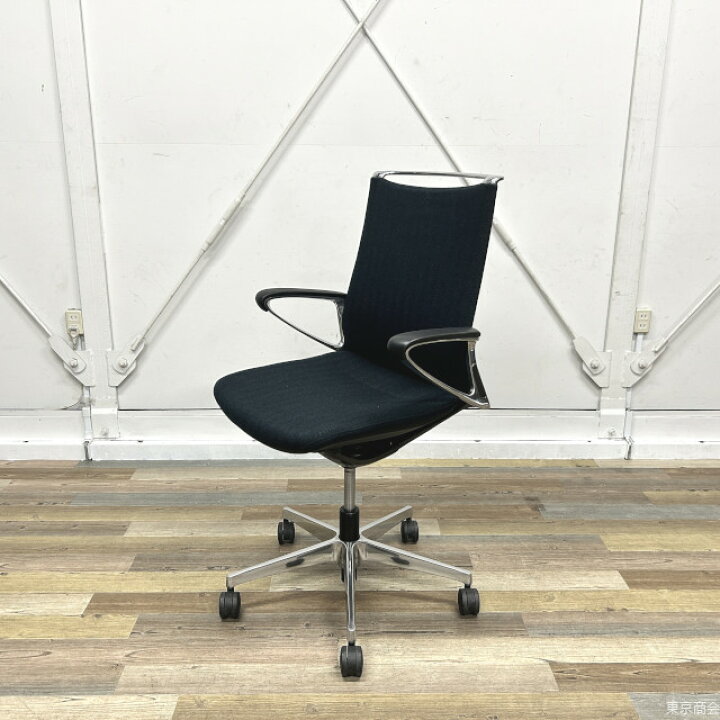 楽天市場】オカムラ オフィスチェア モード ミドルバック 固定肘 