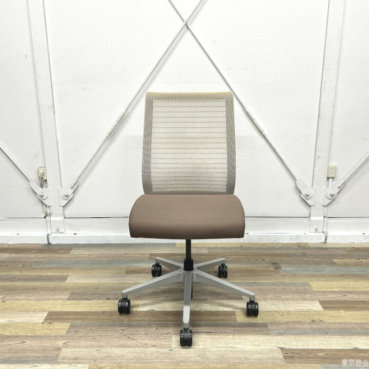 楽天市場】Steelcase オフィスチェア Think ブラウン シルバー THK 