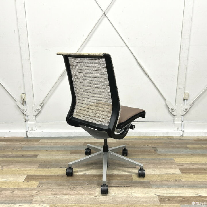 楽天市場】Steelcase オフィスチェア Think ブラウン シルバー THK 