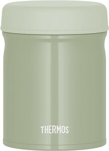 【食洗機対応モデル】 サーモス 真空断熱スープジャー 400ml カーキ 全パーツ食洗機OK 保温保冷 お手入れ簡単 口当たりがやさし  送料無料