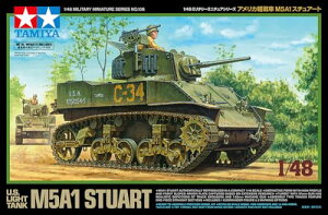 ^~(TAMIYA) 1/48 ~^[~j`AV[Y No.106 AJy M5A1 X`A[g vf 32 @