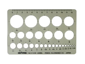 �h���p�X �e���v���[�g �~��K(��) 31-103 E-103 �@��������