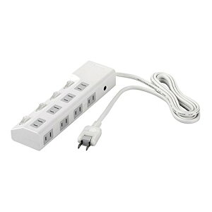 BUFFALO �d���^�b�v 8�� �ʃX�C�b�`4�t 1.5m �z���C�g BSTAPSD2815WH �@��������