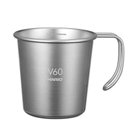 HARIO(ハリオ) V60メタルスタッキングマグ 300ml シルバー 日本製 O-VSM-30-HSV 　送料無料