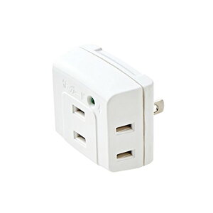 エレコム 電源タップ トリプルタップ 雷ガード 3個口 ホワイト T-KTR01WH  送料無料