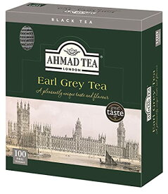 AHMAD TEA (アーマッドティー) アールグレイ ティーバッグ 100袋入り [ 英国ブランド 個包装 ] 　送料無料