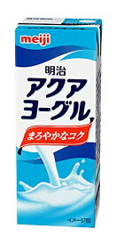 [ケース販売]明治アクアヨーグル 200ml[紙パック 飲料 ドリンク 飲み物 常温保存]×24本 　送料無料