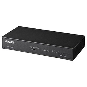 BUFFALO GigaΉ ➑ d 8|[g LSW6-GT-8NS/BK ubN XCb`Onu }Olbg Ǌ| @