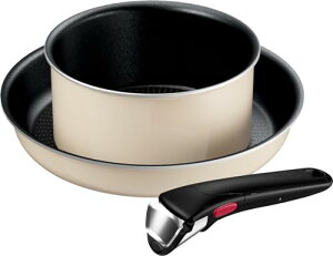 ティファール 取っ手のとれる 鍋 フライパンセット 3点セット ガス火専用 PFOAなどの有害物質不使用 「インジニオ・ネオ パリ・コ  送料無料