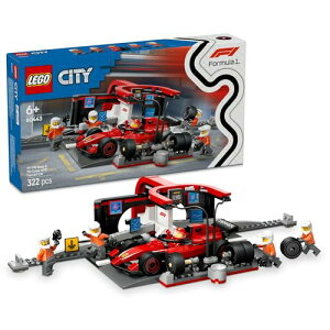 ���S(LEGO) �V�e�B F1(R) Ferrari ���[�X�J�[�̃s�b�g�C�� �������� �ߋ� �a���� �v���[���g �u���b�N �m��j�̎q �@��������