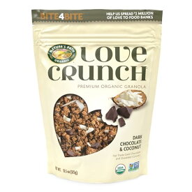 ネイチャーズ パース ラブクランチ オーガニックグラノーラ ダークチョコレートマカロン 325g 　送料無料