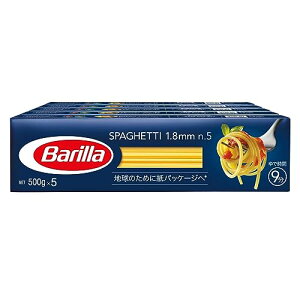 BARILLA�o���� �p�X�^ �X�p�Q�b�e�B No.5 (1.8mm) 500g×5�� [���K�A���i] �C�^���A�Y �@��������