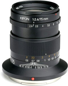 KIPON IBERIT 75mm F2.4 for Fuji G(Black) GFX IBERIT75FGBK xmtCG}Egp ubN