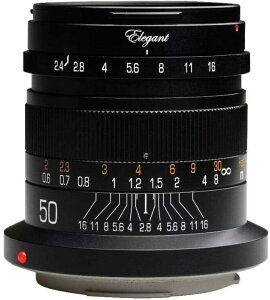 KIPON L| ELEGANT 50RFBK ELEGANT 50mm/f2.4 for EOS R(Black) CANON Lm