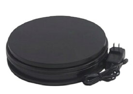 BKL NA250BK 撮影用ターンテーブル 黒電動ターンテーブル 360度回転台 ディスプレイ展示など 耐荷重25kg