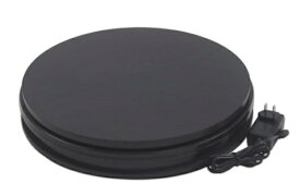 BKL NA350BK 撮影用ターンテーブル 黒 電動ターンテーブル 模型・アクセサリーなど撮影用 耐荷重30kg