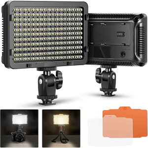 Neewer NW-LVL176/1Y LEDrfICg BeCg JprfICg 176LED fW^჌tJɑΉiiDCP[uAobe[͊܂܂Ă܂j