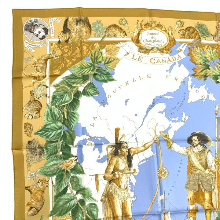 楽天市場】極美品 エルメス HERMES 1990年代 Le Canada Indian カナダ 