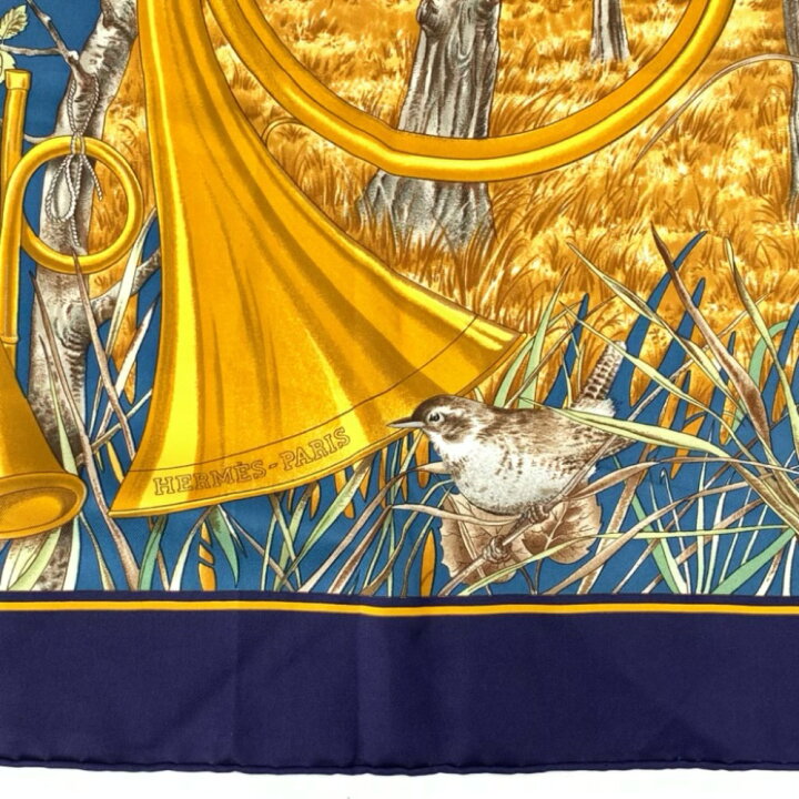 楽天市場】美品 HERMES エルメス カレ90 CHASSE au BOIS 森の狩猟 
