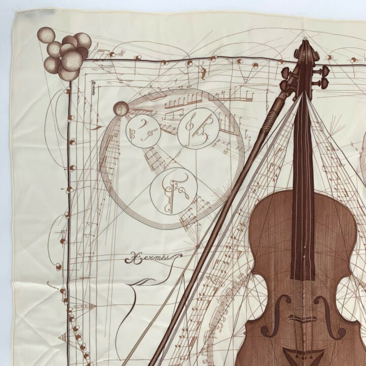 楽天市場】HERMES エルメス 希少 カレ90 La Musique des Spheres 球体  