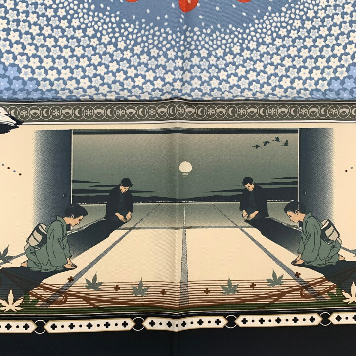楽天市場】未使用級 HERMES エルメス カレ90 CHAQUE RENCONTRE EST 
