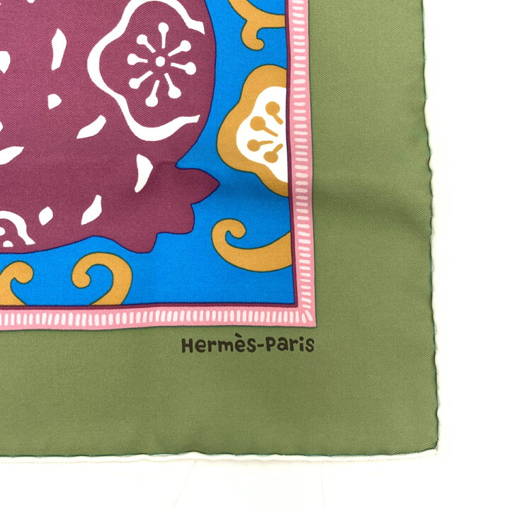 楽天市場】未使用級 希少 レア HERMES エルメス スカーフ カレ45 L 